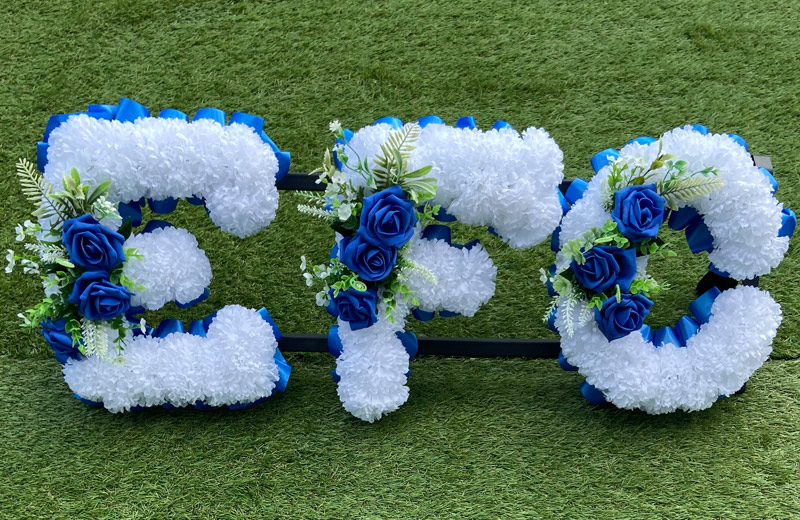 Silk Everton FC Funeral Flowers